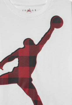 De gros 😉 Jordan CHECK JUMPMAN TEE - T-shirt imprimé Qualité Garantie vêtements basket-ball enfant 😉 -Pas Cher Jordan Magasin 9994fe5ef3a54598a400e341d0cc3890
